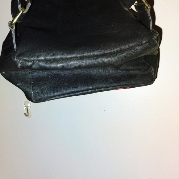 Betsey Johnson Black and Pink Floral Backpack - Picture 7 of 8